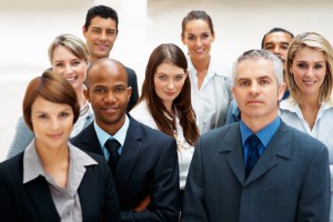 Group of people in suits